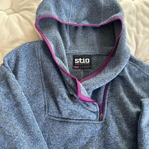 Stio Sweetwater fleece hoodie size Large